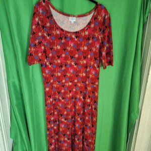 LulaRoe extra long dress - size xl